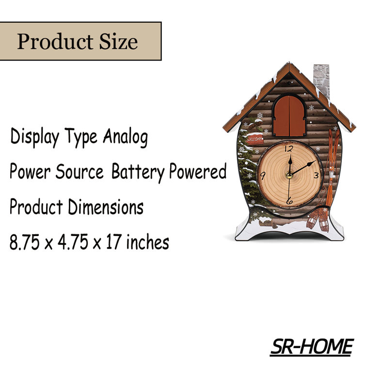 SRHOME Acrylic Wall Clock Wayfair